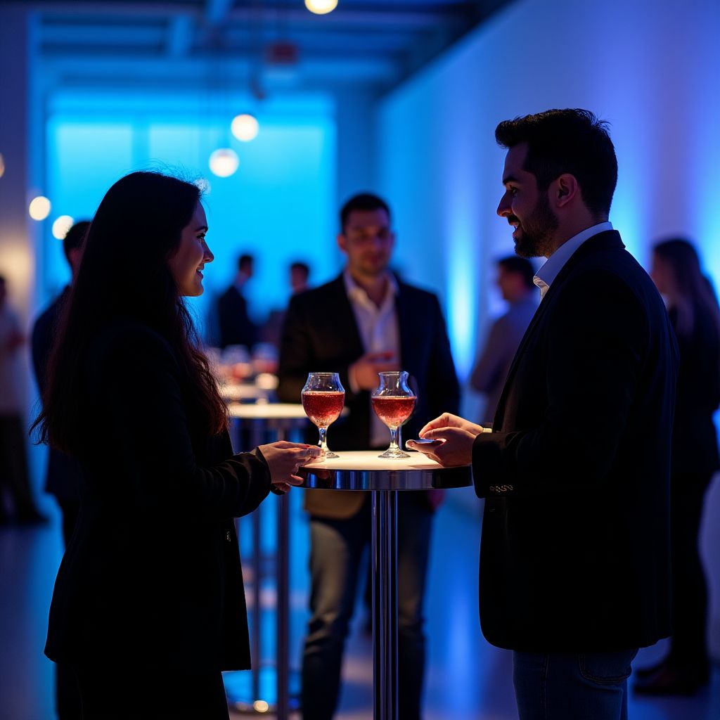 Sesión de networking entre inversores y fundadores
